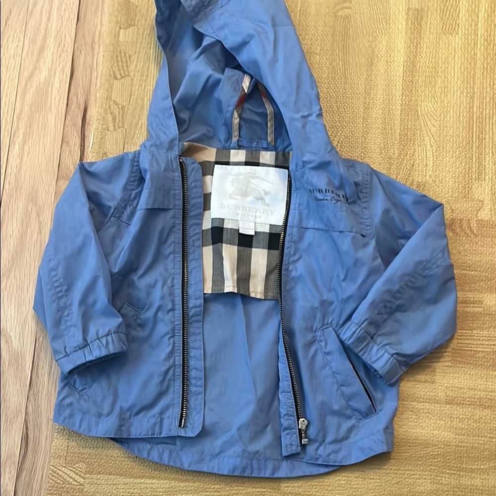 Burberry Blue Kids Raincoat